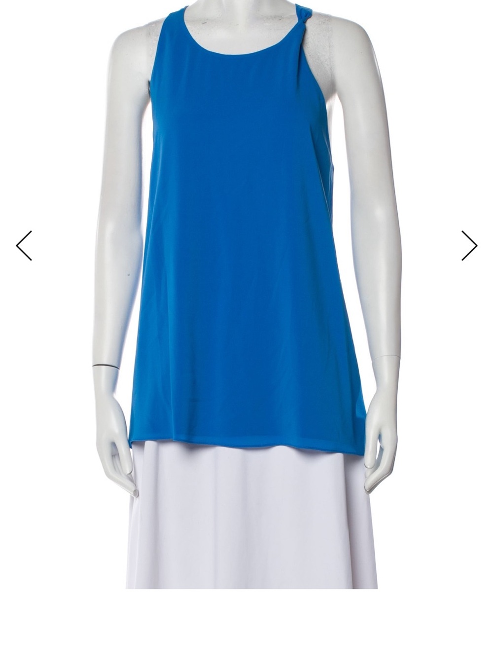 Alice + Olivia Silk Scoop Neck Tank